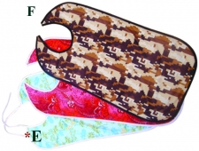 *DINNER CLOTHING PROTECTOR, HOOK AND LOOP CLOSURE